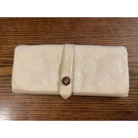 Vintage Soft Jewel Case by Mascot Travel Jewelry Storage Wallet Carrying Case - Picture 1 of 12